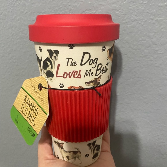 Marshalls Other - The dog loves me best bamboo eco travel mug w/gift